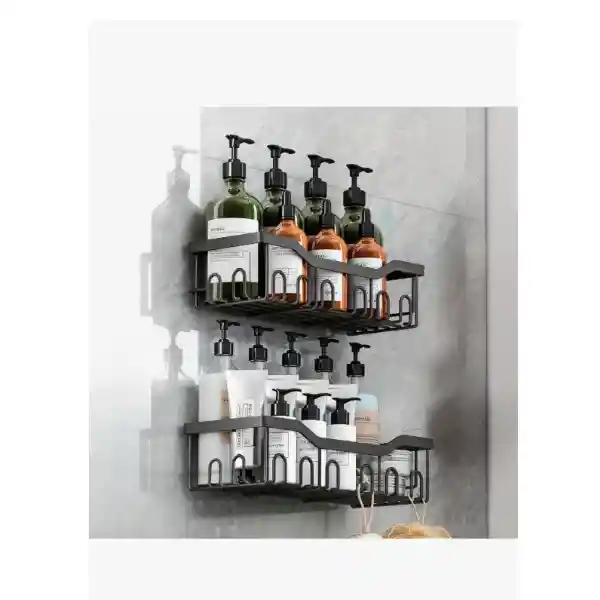 Organizador De Ducha / Repisa Baño / Esquinero - Set 2 Piezas De Acero Inoxidable