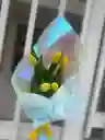 Flores Tulipanes Amarillos X 5 Und