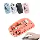 Mouse Inalámbrico Recargable Ultrafino Con Iluminación Led