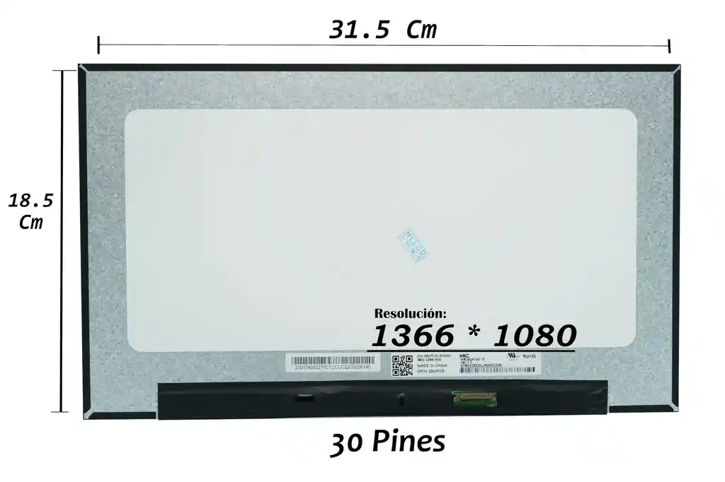 Pantalla 14.0 Slim 30 Pines Nano Edge Matte Sin Guias (1366*768)