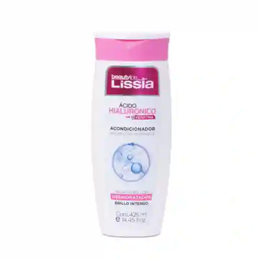 Acondicionador Ácido Hialurónico Y Keratina Lissia X 425 Ml