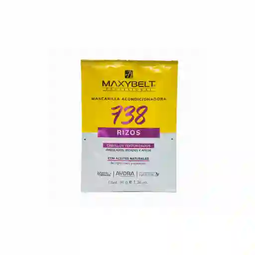Sachet Crema Para Peinar 738 Rizos Maxybelt X14 Grs