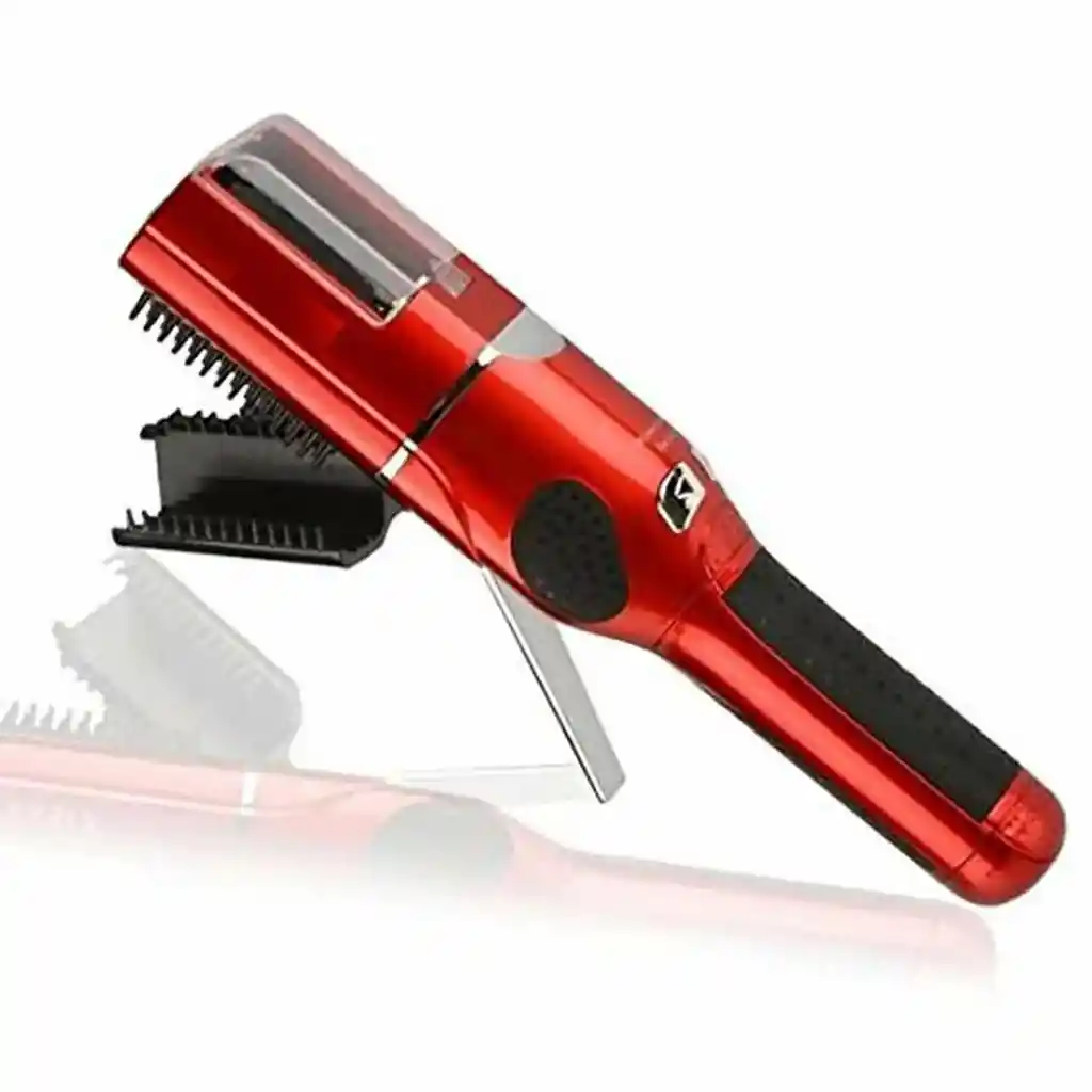 Maquina Quita Horquilla Recargable Con Accesorios