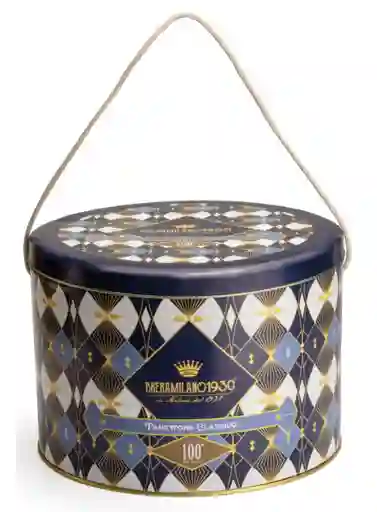 Panettone Clasico 1000 G Lata Art Deco Brera Milano