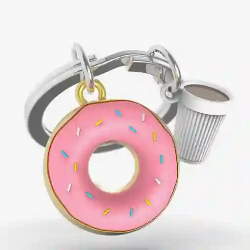 Llavero Dona Y Cafe