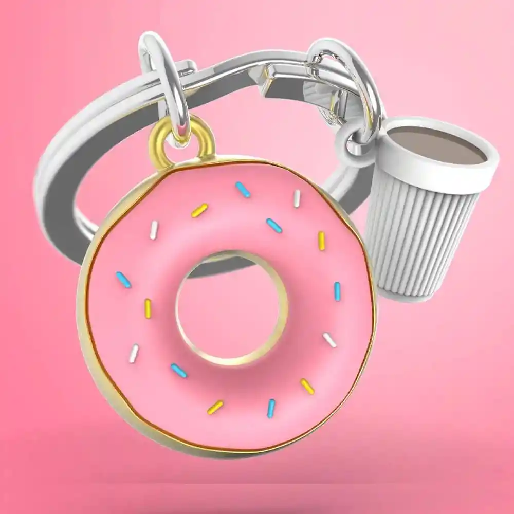 Llavero Dona Y Cafe