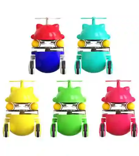 Dispensador De Snack Helicoptero Conruedas Para Mascotas