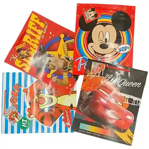 Primavera Bolsa De Regalo Personajes Disney, Niño - Grande