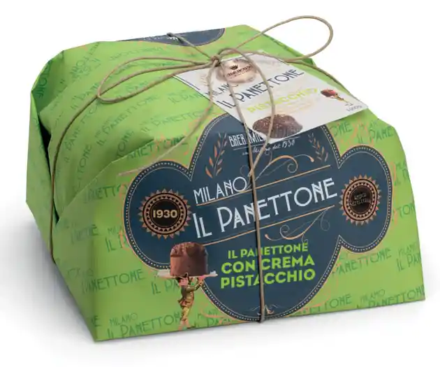 Panettone Con Pistacho 1 Kl Brera Milano