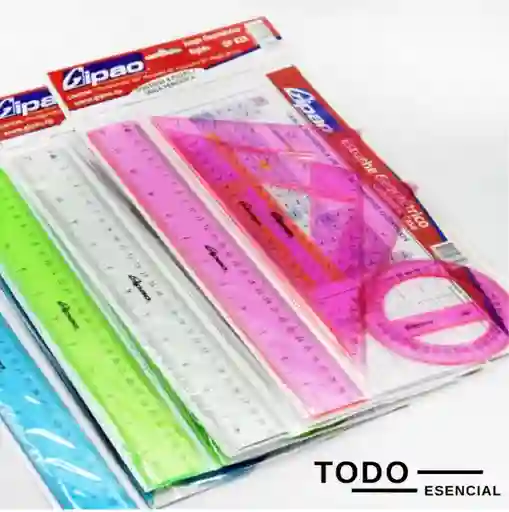 Juego Geométrico Rígido Gipao 30cm