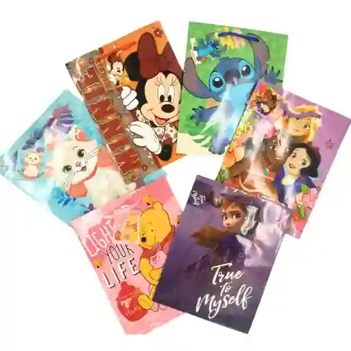 Primavera Bolsa De Regalo Personajes Disney, Niña - Mediana