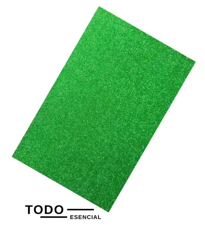 Foami Verde Mirellado Fomi Medio Pliego