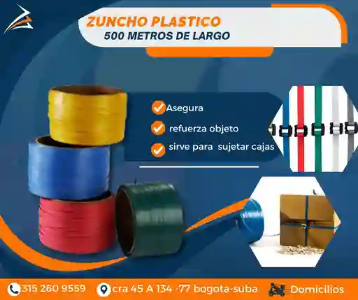 Zuncho Para Cajas De 500 Metros Empaque Y Embalaje