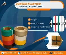 Zuncho Para Cajas 1000 Metros Embalaje Y Empaque