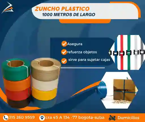 Zuncho Para Cajas 1000 Metros Embalaje Y Empaque