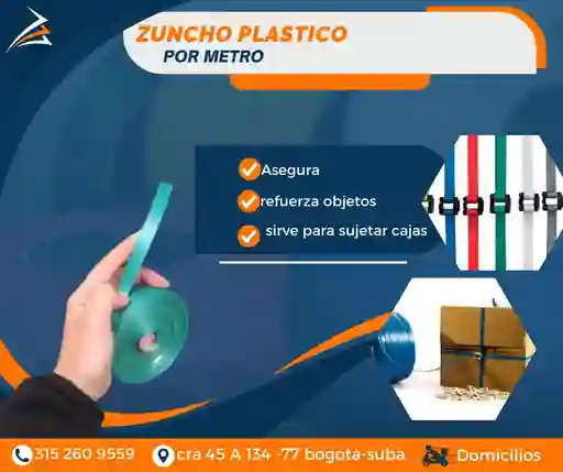 Zuncho Por Metros Para Cajas Empaque Y Embalaje