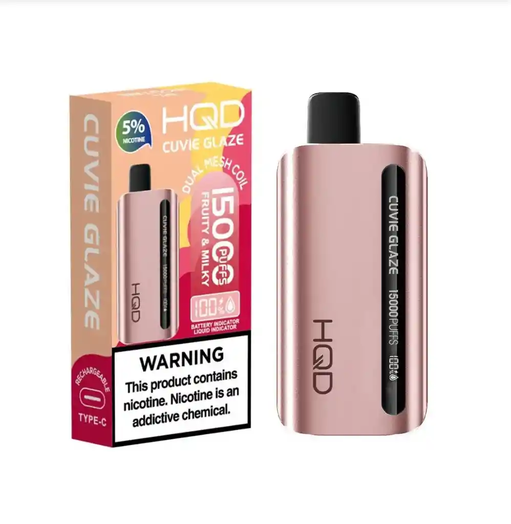 Hqd Glaze Fruity And Milky 15.000 Puffs