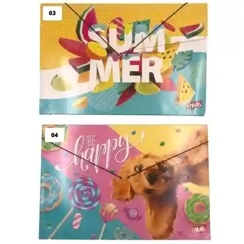 Carpeta Resorte Fuelle De Carton - Femenino