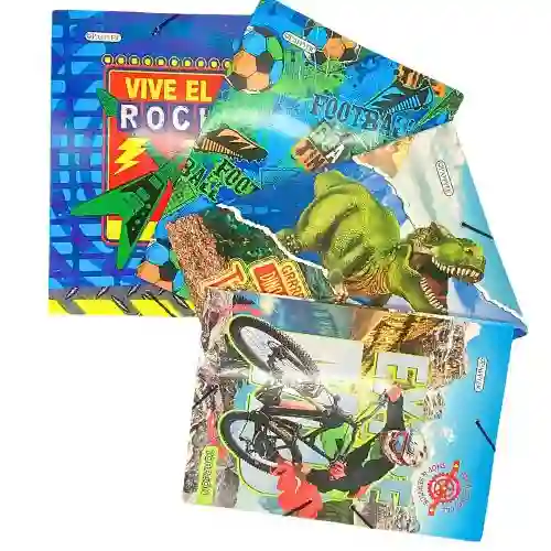 Carpeta Resorte Sencilla De Cartón - Masculina
