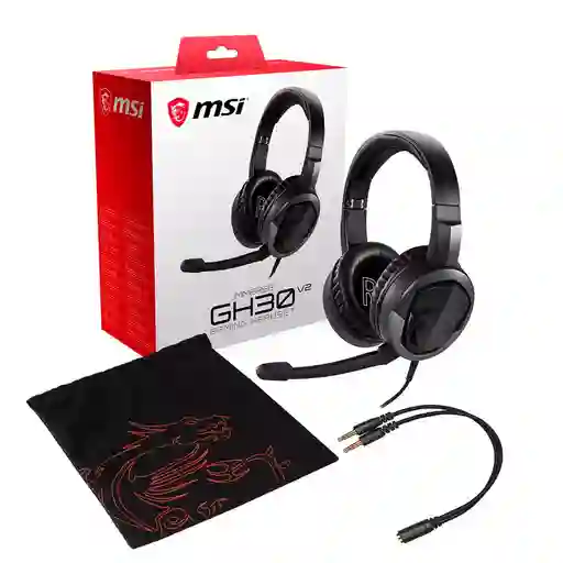 Diadema Gamer Msi Immerse Gh30 V2 Negro