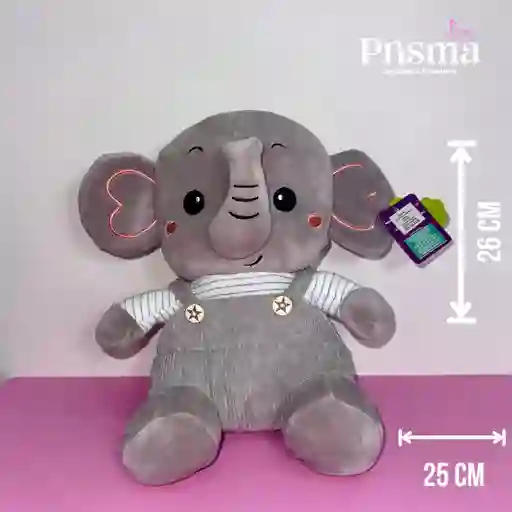 Peluche De Elefante 26x25 Cm