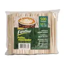 Mezclador Madera Festival 110mm X 5mm X 500 Uds