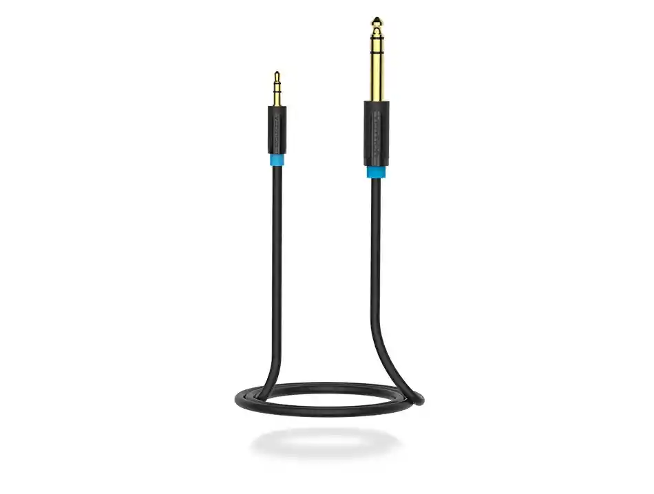 Cable Auxiliar Vention 3.5mm A 6.5mm Macho A Macho Audio