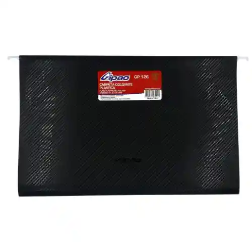 Carpeta Colgante Plástica, Varilla Metálica - Negro