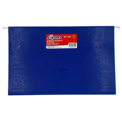 Carpeta Colgante Plástica, Varilla Metálica - Azul