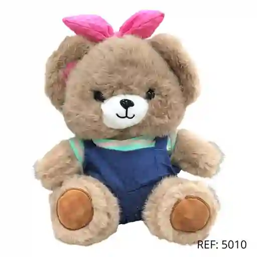 Peluche Oso Con Jardinera
