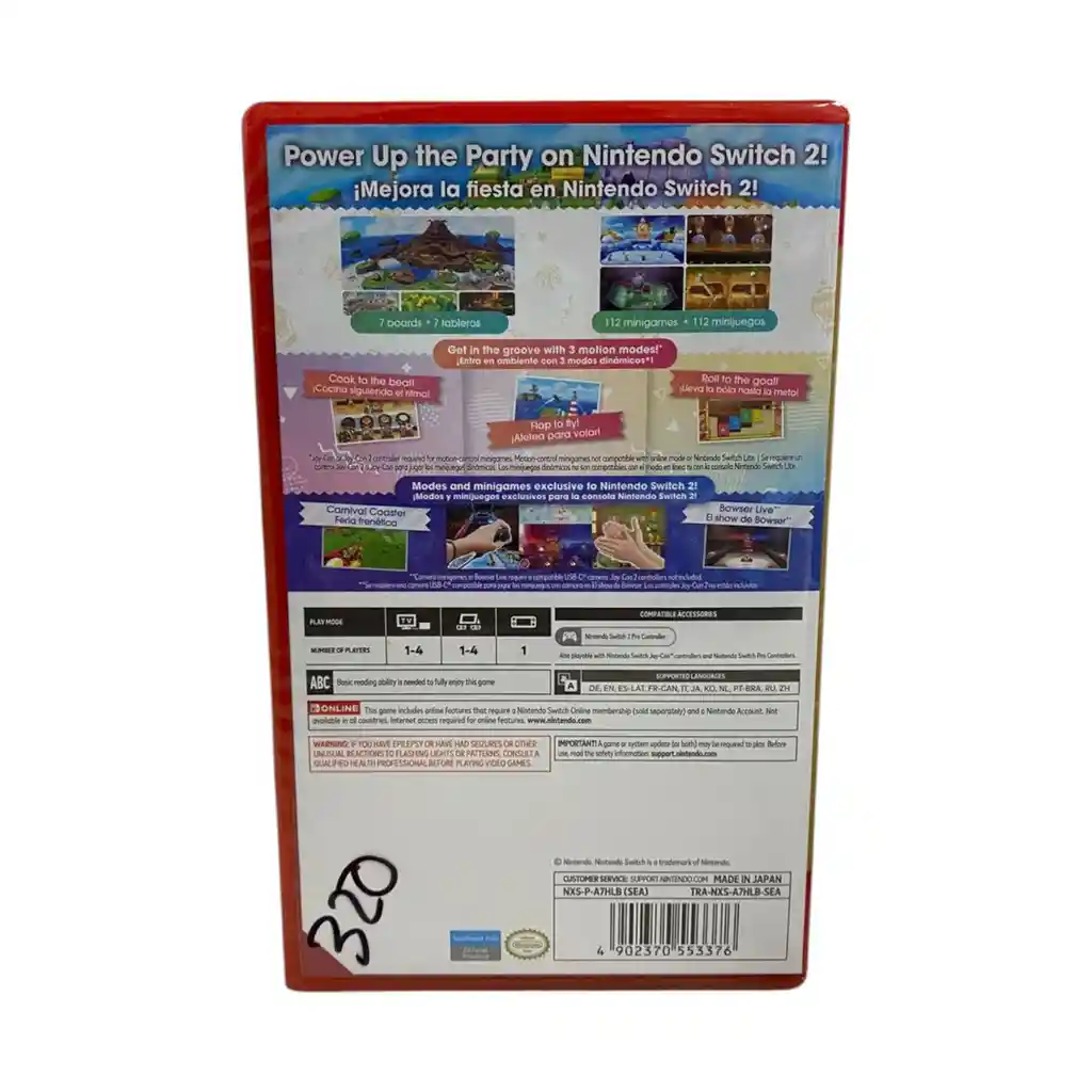 Mario Party Jamboree + Jamboree Tv Para Switch 2 Fisico Nuevo