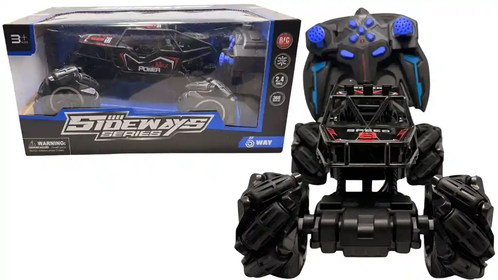 Carro Loco Todo Terreno Control Remoto Juguete Niños Con Luz