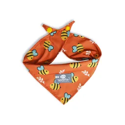 Pañoleta L Naranja Abejitas