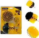 Juego De 3 Cepillos Multiusos Para Taladro Limpieza Uyustool