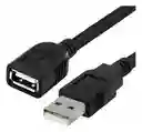 Cable De Extensión Usb 2.0 Pasivo De 3 Metros – Color Negro