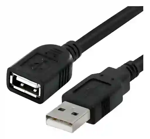 Cable De Extensión Usb 2.0 Pasivo De 3 Metros – Color Negro