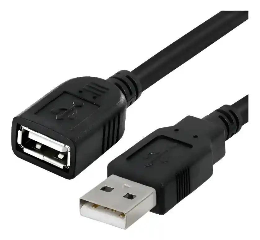 Cable De Extensión Usb 2.0 Pasivo De 3 Metros – Color Negro