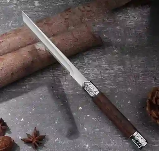 Navaja Multifuncional En Madera Daga
