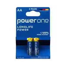 Pilas Alkalinas Doble A Power One X 2