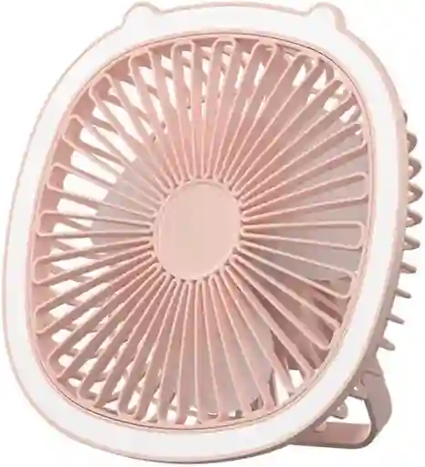 Ventilador Con Luz Recargable