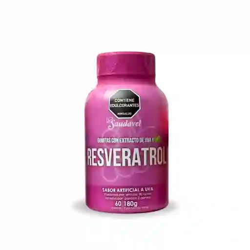Gomitas Funcionales Saudavel Con Resveratrol X 60u