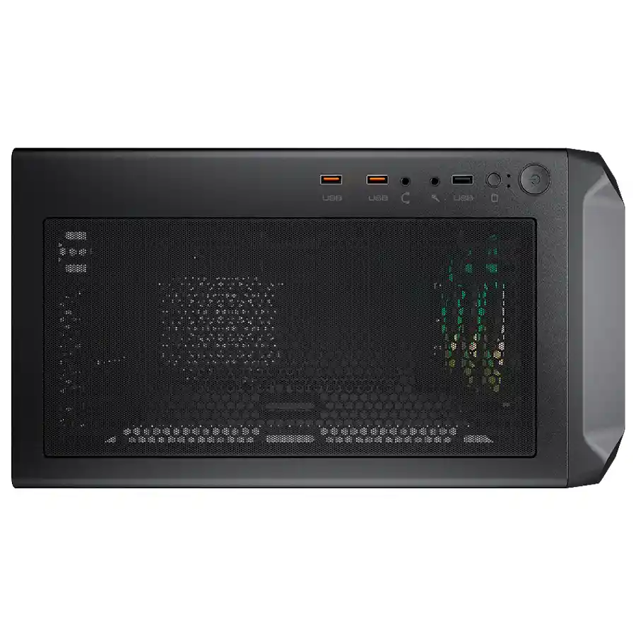 Chasis Cougar Archon 2 Mesh Negro Rgb Atx + 3 Fans Rgb