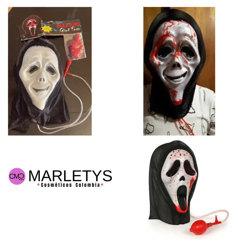 Halloween Mascara Calavera Ensangrentada
