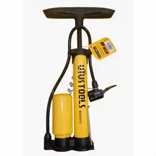 Inflador De Pie Portátil Uyustools Boc01u Color Amarillo 116.03psi