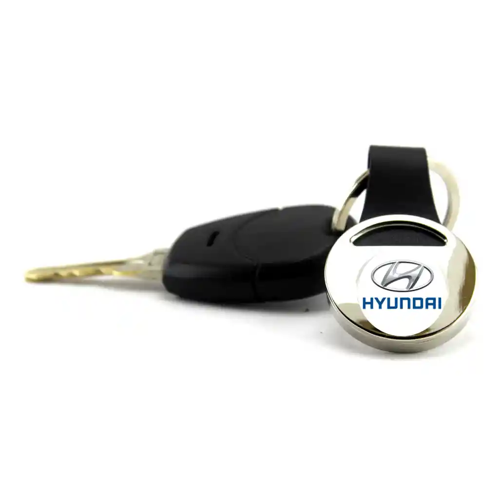 Llavero Hyundai Carro Metálico, De Lujo