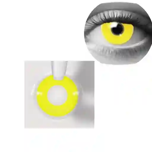 Halloween Lentes De Contacto Amarillo