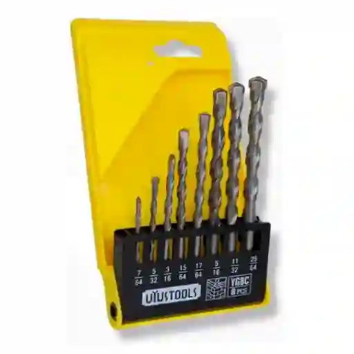 Brocas Para Concreto,plastico,marmol,ladrillo,piedra 8 Pc