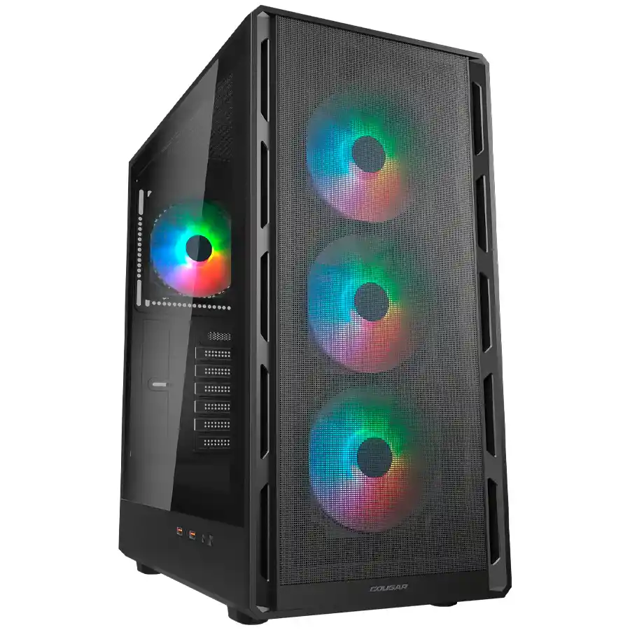Chasis Gamer Cougar Airface Pure Atx Argb Negro 4 Fan