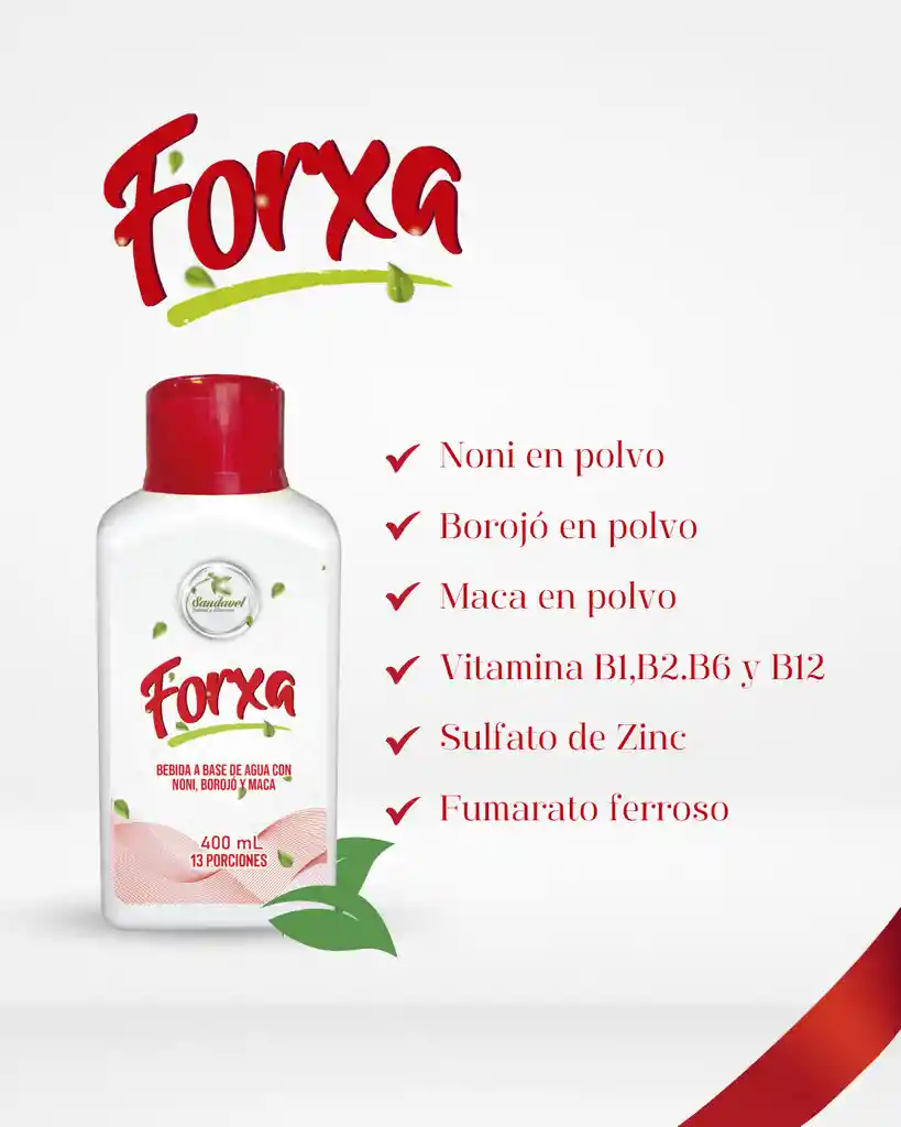 Forxa De Saudavel Noni Borojó Y Maca