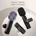 Micrófonos De Solapa Con Peluche Removible Tipo C Profesional Inalámbricos F-19